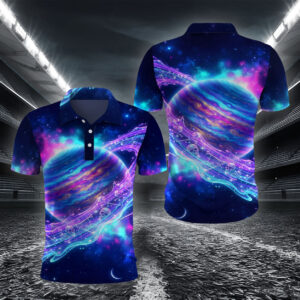 Mystische Sternenstraße Poloshirt