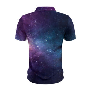 Alternative view of Blauer Ozean-Planet Poloshirt
