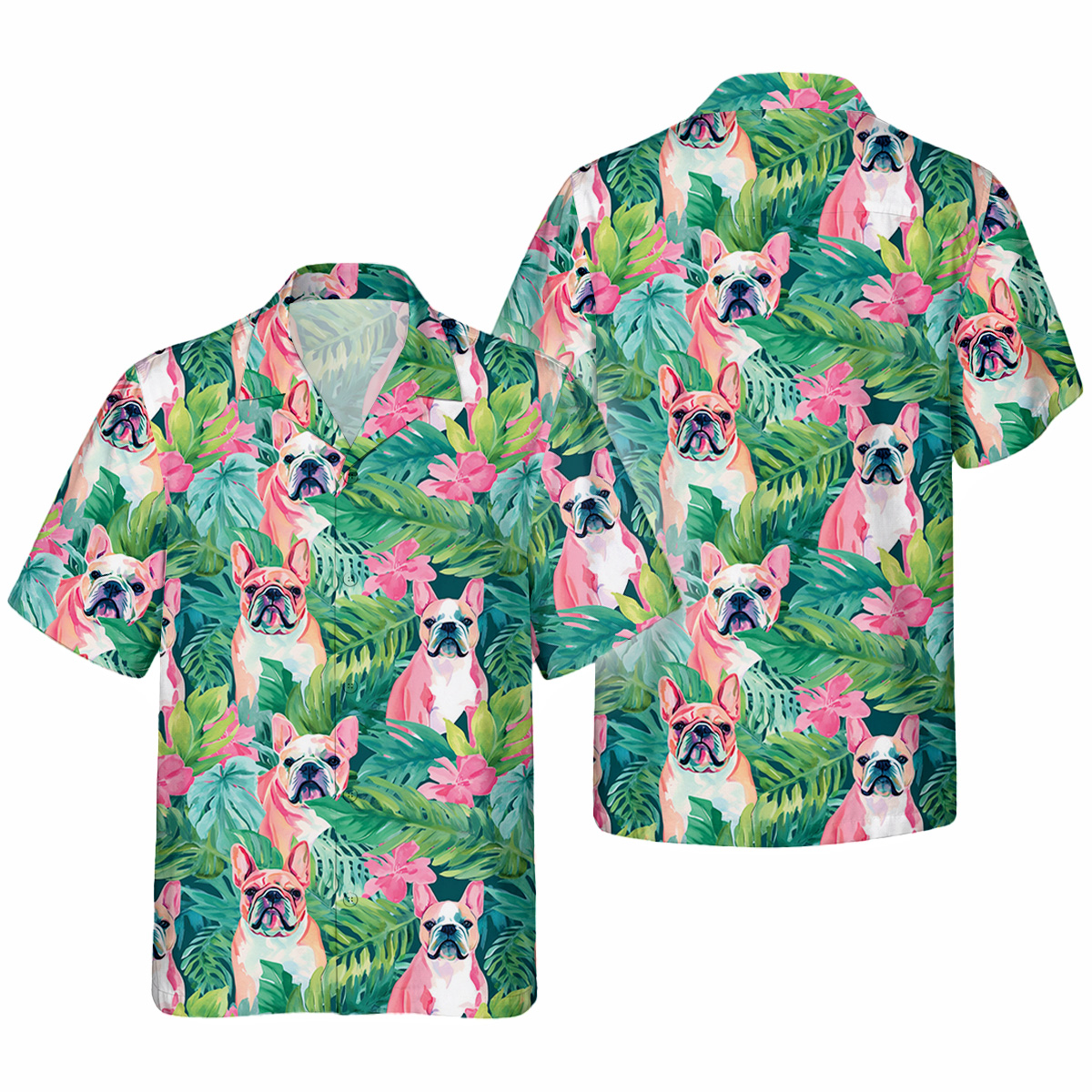 Bulldog Hawaiihemd | Hawaii Shirt