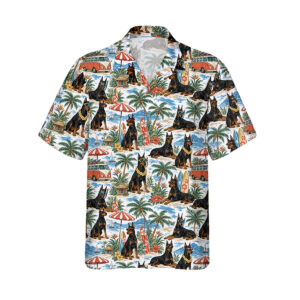 Alternative view of Dobermann Hawaiihemd | Hawaii Shirt