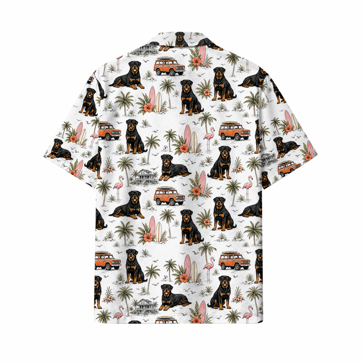 Rottweiler Hawaiihemd | Hawaii Shirt – Bild 3